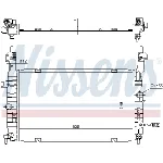 Hladnjak, hlađenje motora NISSENS NIS 630747 IC-D45F9B