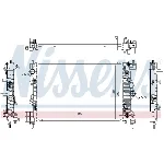 Hladnjak, hlađenje motora NISSENS NIS 630778 IC-E39B45