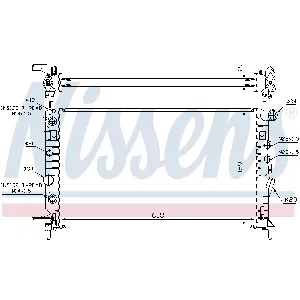 Hladnjak, hlađenje motora NISSENS NIS 63078 IC-364698