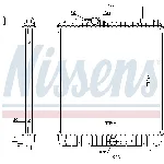 Hladnjak, hlađenje motora NISSENS NIS 630787 IC-C53C0F