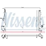 Hladnjak, hlađenje motora NISSENS NIS 630789 IC-DACF1D