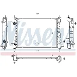 Hladnjak, hlađenje motora NISSENS NIS 630796 IC-F6551C