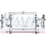 Hladnjak, hlađenje motora NISSENS NIS 630798 IC-A02843