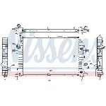 Hladnjak, hlađenje motora NISSENS NIS 63115A IC-AFE479