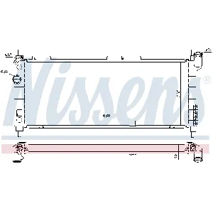 Hladnjak, hlađenje motora NISSENS NIS 63254A IC-473233