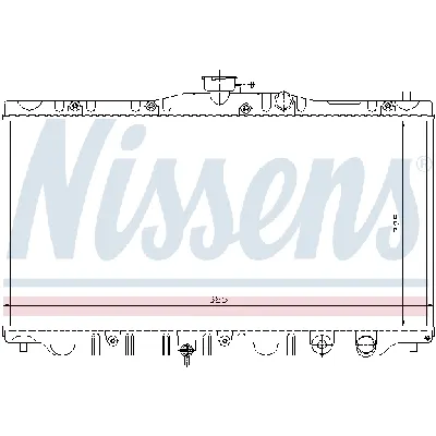 Hladnjak, hlađenje motora NISSENS NIS 63304 IC-364709