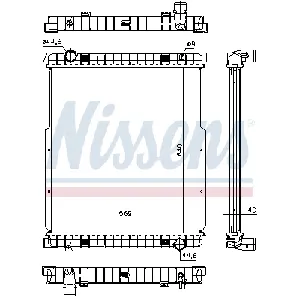 Hladnjak, hlađenje motora NISSENS NIS 63332 IC-B8BE1C