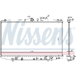 Hladnjak, hlađenje motora NISSENS NIS 63345 IC-472753