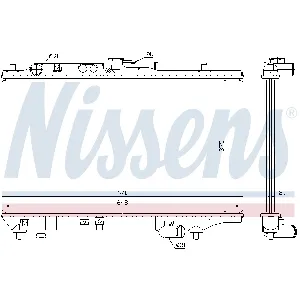 Hladnjak, hlađenje motora NISSENS NIS 63390 IC-472834