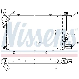 Hladnjak, hlađenje motora NISSENS NIS 63425 IC-364716