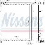 Hladnjak, hlađenje motora NISSENS NIS 63444 IC-DF0758