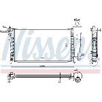 Hladnjak, hlađenje motora NISSENS NIS 63537A IC-473296