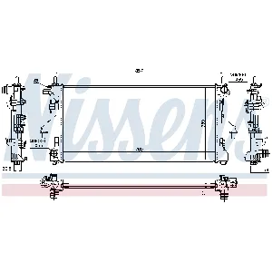 Hladnjak, hlađenje motora NISSENS NIS 63556 IC-AEED69