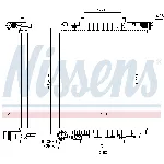 Hladnjak, hlađenje motora NISSENS NIS 636016 IC-DED993