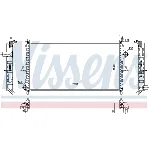 Hladnjak, hlađenje motora NISSENS NIS 636019 IC-DACF23