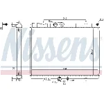 Hladnjak, hlađenje motora NISSENS NIS 636039 IC-DACF27