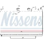 Hladnjak, hlađenje motora NISSENS NIS 63619 IC-B8BE23