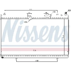 Hladnjak, hlađenje motora NISSENS NIS 63619 IC-B8BE23