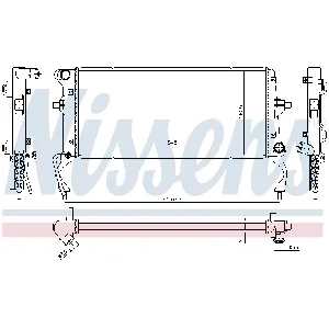 Hladnjak, hlađenje motora NISSENS NIS 636728 IC-G0KKO7