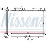 Hladnjak, hlađenje motora NISSENS NIS 63689A IC-A3593F