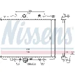 Hladnjak, hlađenje motora NISSENS NIS 63702 IC-473315