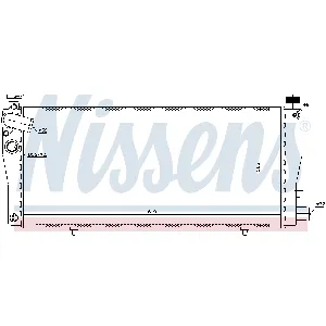 Hladnjak, hlađenje motora NISSENS NIS 63709 IC-473322