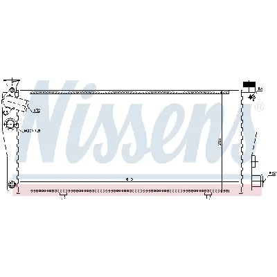 Hladnjak, hlađenje motora NISSENS NIS 63709 IC-473322