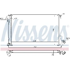 Hladnjak, hlađenje motora NISSENS NIS 63733 IC-A96113