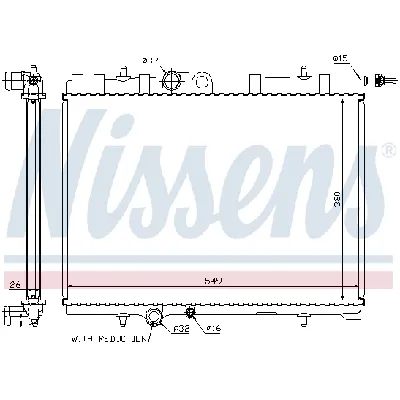 Hladnjak, hlađenje motora NISSENS NIS 63744A IC-473341
