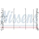 Hladnjak, hlađenje motora NISSENS NIS 63749 IC-9D285C