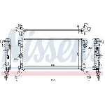 Hladnjak, hlađenje motora NISSENS NIS 637603 IC-C0EC99