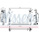 Hladnjak, hlađenje motora NISSENS NIS 637627 IC-DA5A4C
