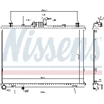 Hladnjak, hlađenje motora NISSENS NIS 637643 IC-E10DAB
