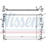 Hladnjak, hlađenje motora NISSENS NIS 63765A IC-A9610D