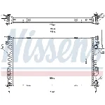 Hladnjak, hlađenje motora NISSENS NIS 637666 IC-DED996