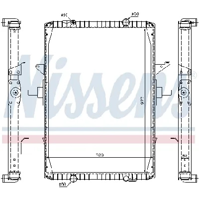 Hladnjak, hlađenje motora NISSENS NIS 63775A IC-AE6FE0