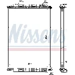 Hladnjak, hlađenje motora NISSENS NIS 637850 IC-C4FBE8