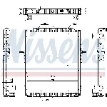 Hladnjak, hlađenje motora NISSENS NIS 637878 IC-G0R6G4