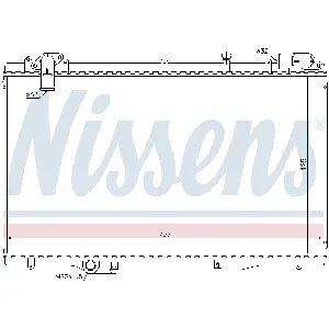Hladnjak, hlađenje motora NISSENS NIS 63791 IC-473374