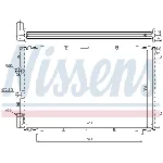 Hladnjak, hlađenje motora NISSENS NIS 63796 IC-A35949