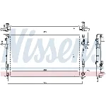 Hladnjak, hlađenje motora NISSENS NIS 63816 IC-9D286A