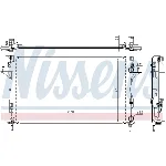 Hladnjak, hlađenje motora NISSENS NIS 63816A IC-A96106