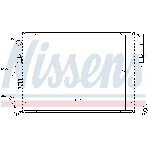 Hladnjak, hlađenje motora NISSENS NIS 63838 IC-473391