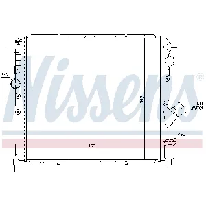 Hladnjak, hlađenje motora NISSENS NIS 63878 IC-473409