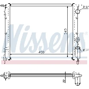 Hladnjak, hlađenje motora NISSENS NIS 63919 IC-364743