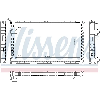 Hladnjak, hlađenje motora NISSENS NIS 63922 IC-473465