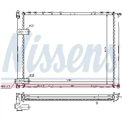 Hladnjak, hlađenje motora NISSENS NIS 63943A IC-473431