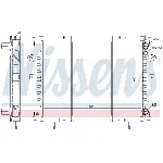Hladnjak, hlađenje motora NISSENS NIS 63952 IC-364752