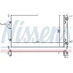 Hladnjak, hlađenje motora NISSENS NIS 639961 IC-A35951