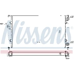Hladnjak, hlađenje motora NISSENS NIS 639961 IC-A35951